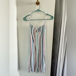 Super cute striped dress!